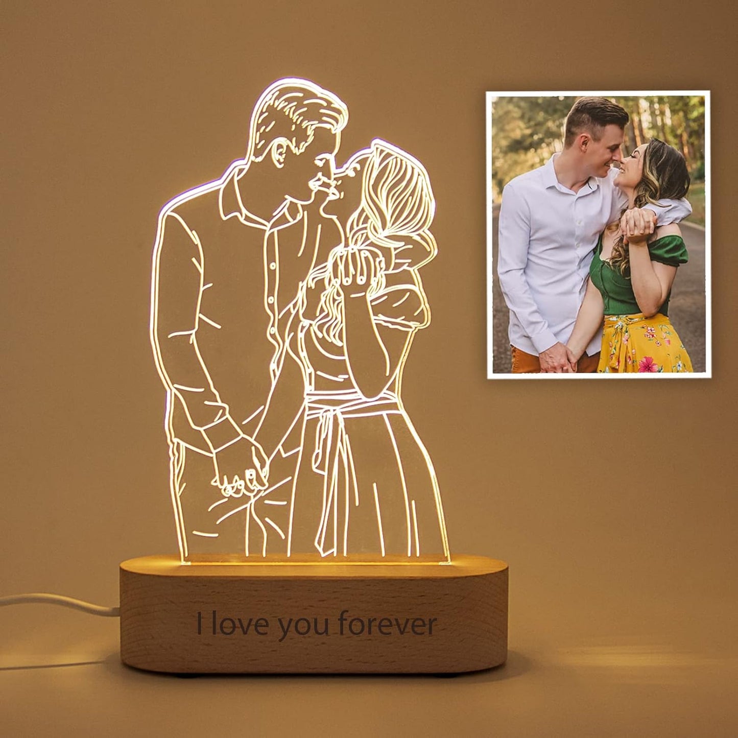 Custom 3D Photo Lamp