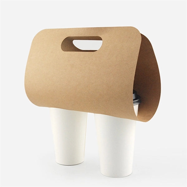 Double Kraft Paper Cup Holder