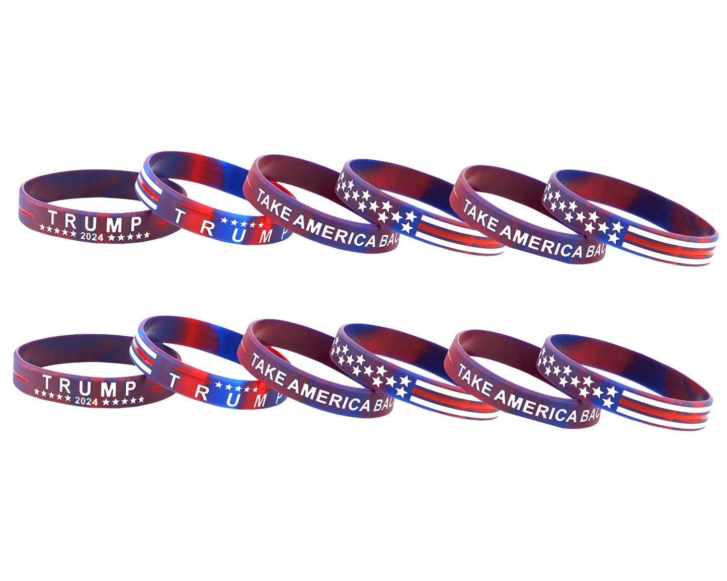 Trump 2024 Silicone Bracelets