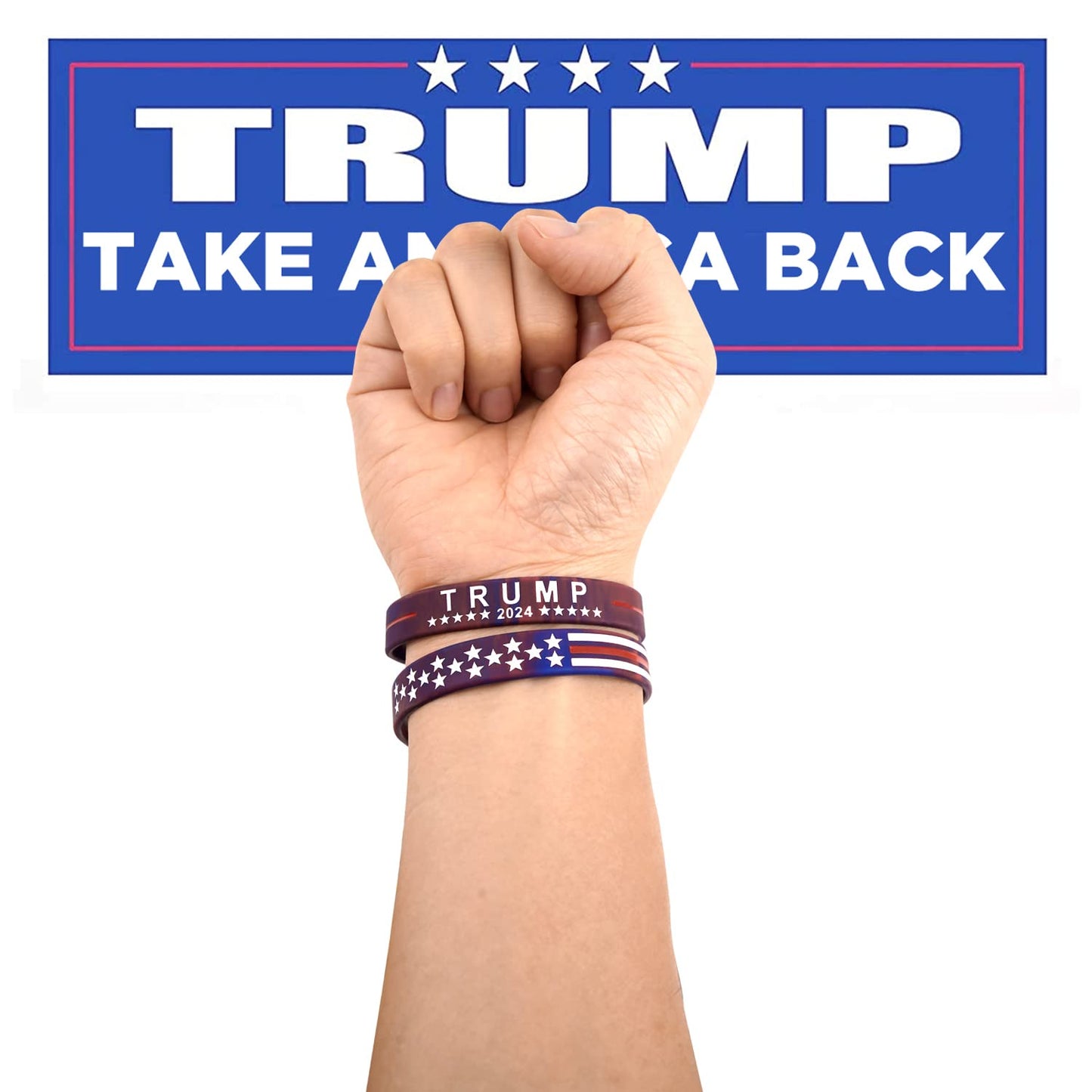 Trump 2024 Silicone Bracelets