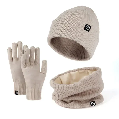 1 3-in-1 Winter Warm Beanie Set
