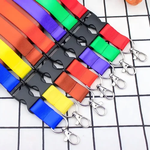 1 Custom Durable Lanyard With Metal Lobster Clip