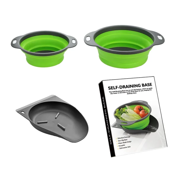 1 Kitchen Drain Set with Drain Tray & Baskets