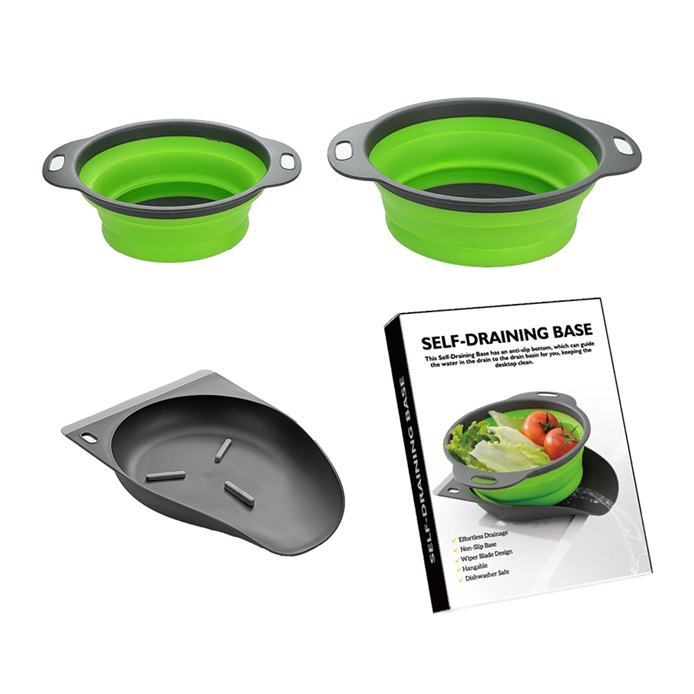 1 Kitchen Drain Set with Drain Tray & Baskets