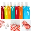 16 fl oz Flat Water Bottle With Carabiner