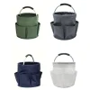 6 Foldable Garden Tool Caddy with Pockets for Outdoor Storage